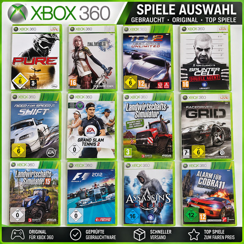 Xbox 360 spiele - spiele, varianten